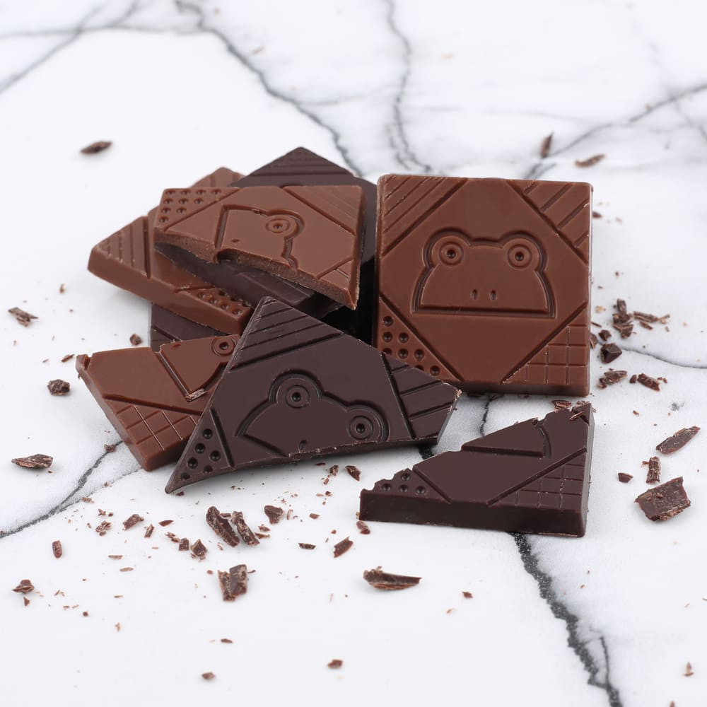 9 chocolate squares 