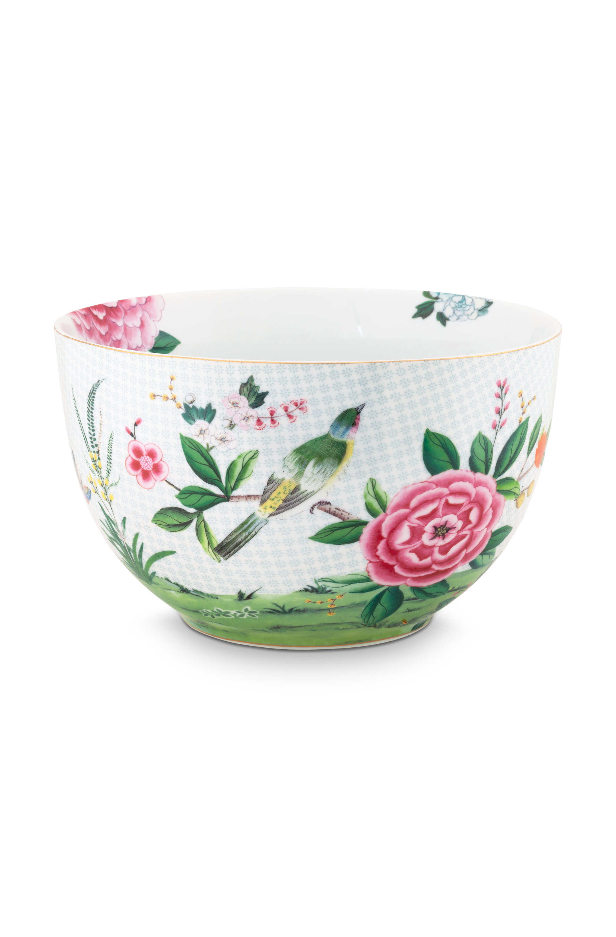 Pip Studio Blushing Birds White Bowl (23cm) | X0506