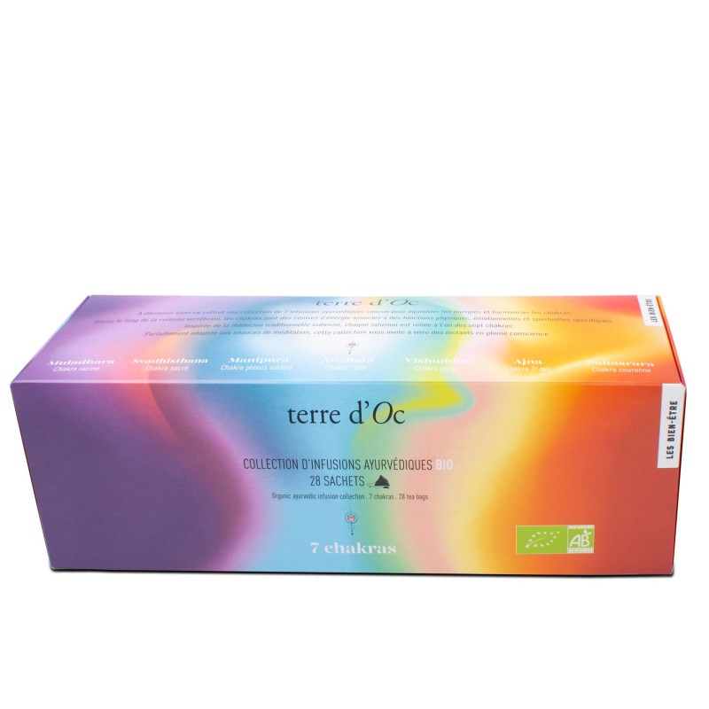 Té Bio-Ayurveda 28 Bolsas de té 7 Chakras