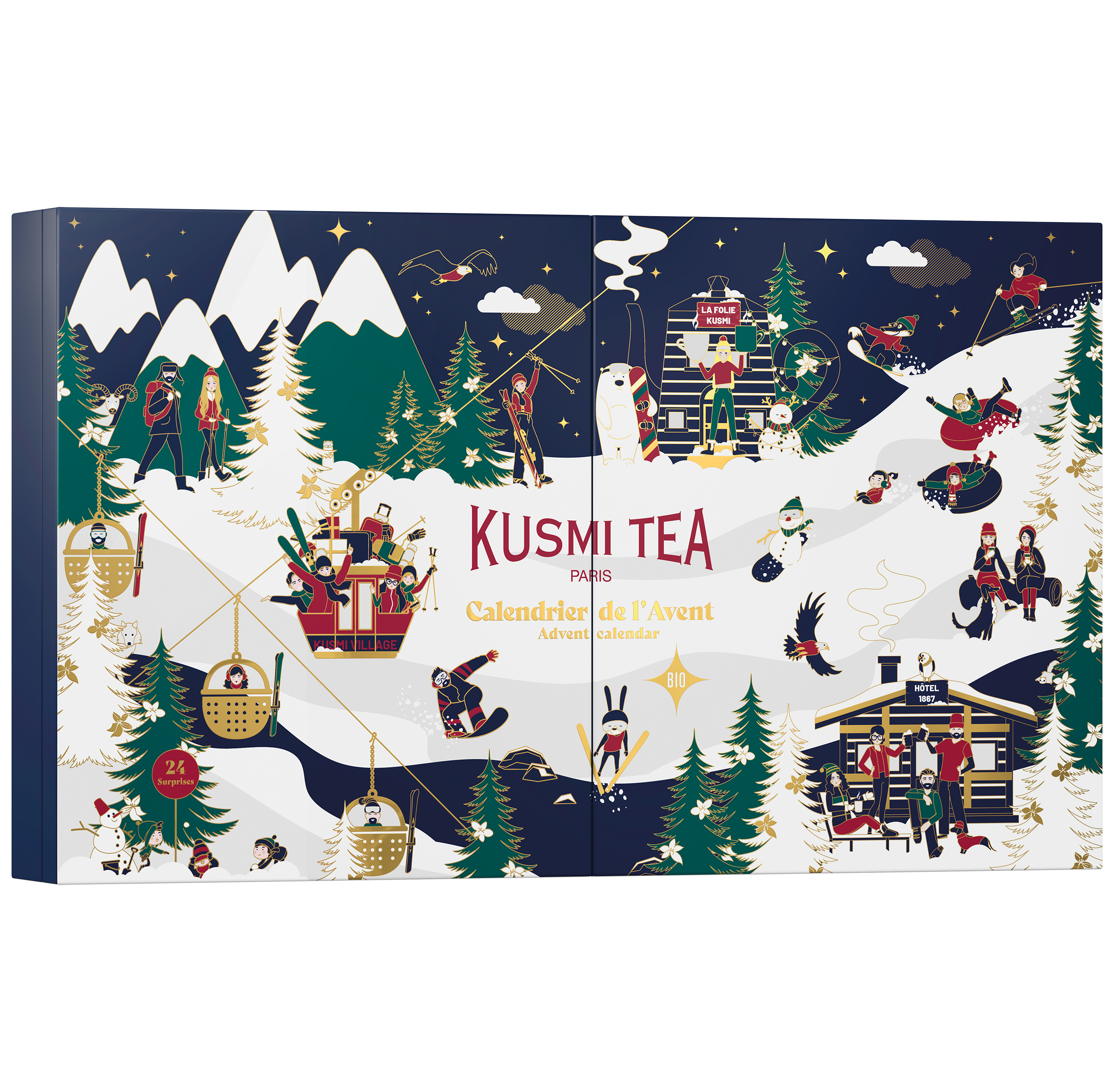 Kusmi Tea Organic - Calendrier de l'Avent 