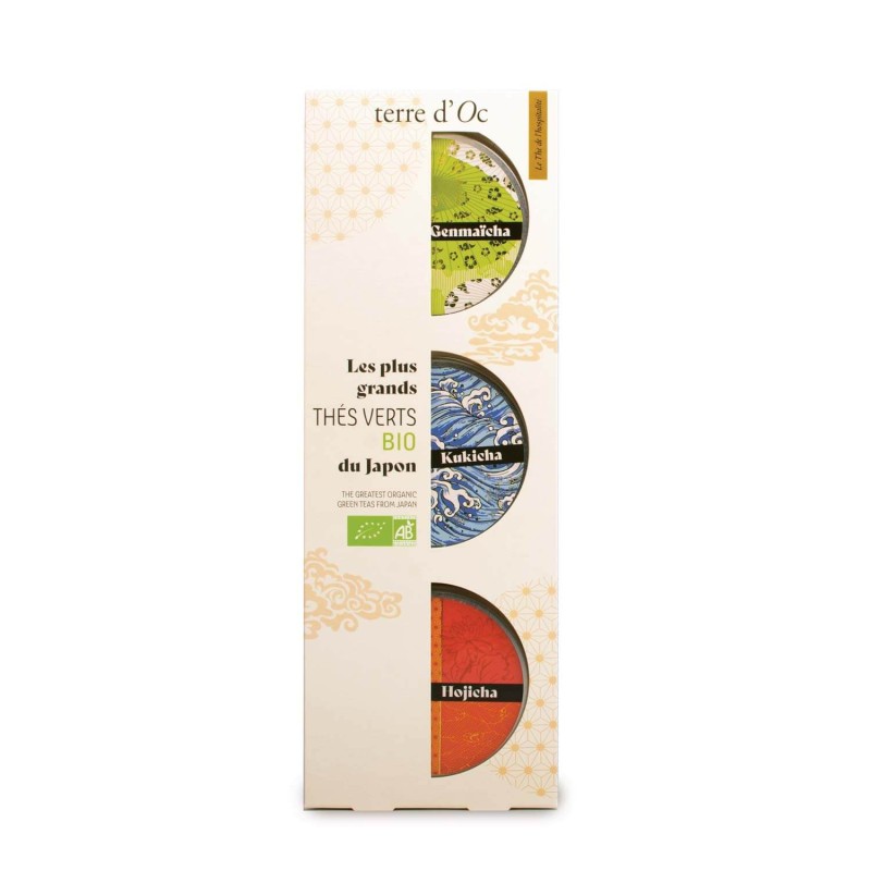 Gift set with green teas from Japan