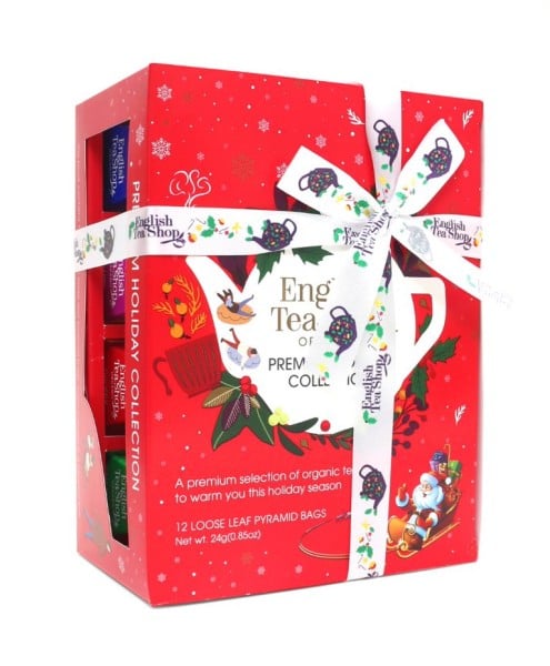 English Tea Shop - Organic tea gift with bow “Premium Christmas Edition”